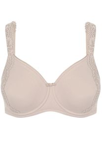 Minimizer-BH SuSa "Minimizer mit B&uuml;gel London", Damen, Gr. 80, Cup C, beige (sand), Stoff, Obermaterial: 77% Polyamid PA. 23% Elasthan EL., BHs Minimizer-BH