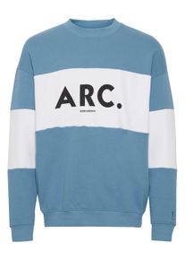 !Solid Longpullover SOLID "Sweatshirt SDCaius", Herren, Gr. L, blau (provincial blau), Obermaterial: 100% Baumwolle CO., Sweatshirts Longpullover