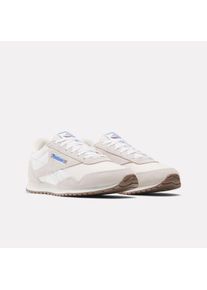 Sneaker Reebok CLASSIC "CLASSIC AZ", Damen, Gr. 44,5, wei&szlig;, luxe grau, chalk, Leder, Synthetik, Textil, Schuhe Sneaker