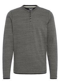Sweatshirt Blend "Langarmshirt BHKEVO", Herren, Gr. XXL, grau (iron gate), Obermaterial: 85% Baumwolle CO. 15% Polyester PES., Sweatshirts Sweatshirt