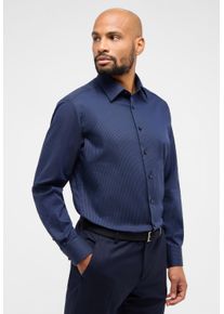 Langarmhemd Eterna "MODERN FIT", Damen, Gr. 48, Normalgr&ouml;&szlig;en, navy, Twill, 100% Baumwolle, tailliert, Manschette, Hemden Langarmhemd, NON IRON (b&uuml;gelfrei)