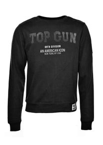 Sweatshirt Top Gun "Sweater TG20213007", Herren, Gr. XL, schwarz, Obermaterial: 100% Baumwolle CO., Sweatshirts Sweatshirt