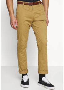 Stoffhose INDICODE "Gower", Herren, Gr. 30, L&auml;nge 34, braun (amber), Web, Obermaterial: 98% Baumwolle, 2% Elasthan, unifarben, schmal normal, Hosen Stoffhose, Baumwollmischung, regular fit
