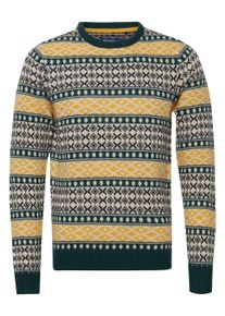 Norwegerpullover Blend "Norwegerpullover BHTjorben", Herren, Gr. L, gr&uuml;n (sea moss), Obermaterial: 85% Polyacryl PAN. 15% Wolle WO., normal, Rundhals, Pullover Norwegerpullover