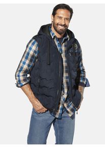 Steppweste Jan Vanderstorm "Steppweste ERKULF", Herren, Gr. 60, blau (dunkelblau), Obermaterial: 100% Polyester COOLMAX PES(Coolmax)., Westen Steppweste