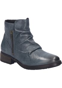 Stiefelette Josef Seibel "Kate 18, azur", Damen, Gr. 39, blau (azur), Obermaterial: 100% Rindsleder Leather cow., Schuhe Stiefelette