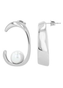 Adelia&acute;s Paar Ohrh&auml;nger ADELIA&acute;S "Damen Ohrringe aus Edelstahl mit Perle", silber, Ohrringe, Damen, Edelstahl, Paar Ohrh&auml;nger