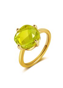 Fingerring AILORIA "Ring Lemon Quarz &Eacute;GLANTINE" Gr. 56, gelb, Fingerringe, Damen, 56, Fingerring