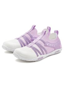 Sneaker Vivance "Halbschuh, Freizeitschuh, Slip-On-Sneaker", Damen, Gr. 43, lila (lila, wei&szlig;), Obermaterial: 100% Textilmaterial. Decksohle: 100% Textilmaterial. Futter: 100% Textilmaterial. Laufsohle: 100% Synthetik, mehrfarbig, Basic, Schuhe Sneaker, mit Farbverlauf zum Reinschl&uuml;pfen