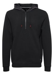 Kapuzenpullover FQ1924 "Hoodie FQFjell", Herren, Gr. S, schwarz (schwarz beauty), Obermaterial: 68% Polyester PES. 32% Baumwolle CO., unifarben, normal, ohne Ausschnitt, Pullover Kapuzenpullover