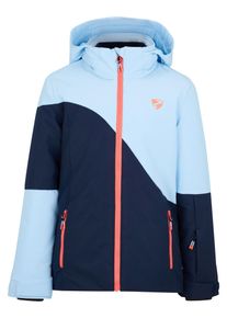 Skijacke Ziener "AVINE-Z jacket junior", M&auml;dchen, Gr. 116, schwarz navy, Obermaterial: 100% Polyester; Futter: 100% Polyamid; Futter 2: 100% Polyester; Wattierung: 100% Polyester, Jacken Skijacke