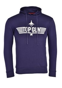 Kapuzensweatshirt Top Gun "Kapuzenpulli PP201018", Herren, Gr. XL, blau (navy), Obermaterial: 60% Baumwolle CO. 40% Polyester COOLMAX PES(Coolmax)., Pullover Kapuzensweatshirt