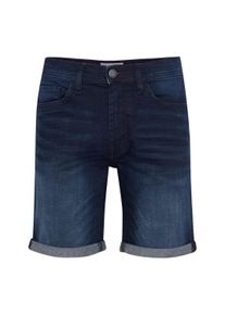 Jeansshorts Blend "Jeansshorts BHDenimshorts", Herren, Gr. S, N-Gr, blau (denim dunkelblau), Obermaterial: 98% Baumwolle CO. 2% Elasthan EL., Jeans Jeansshorts