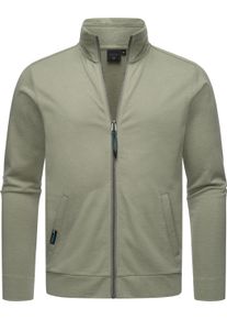 Kapuzensweatjacke Ragwear "Sweatjacke Miet", Herren, Gr. 4XL, gr&uuml;n (dusty olive), Obermaterial: 55% Baumwolle CO. 45% Polyester PES., Sweatjacken Kapuzensweatjacke