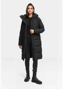 Winterjacke Marikoo "Marikoo Tabiaa Damen Winter Steppmantel N099", Damen, Gr. M, schwarz, Obermaterial: 100% Polyester PES., Jacken Winterjacke