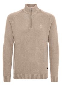 Troyer INDICODE "Troyer IDTorino", Herren, Gr. 3XL, beige (irish cream), Obermaterial: 46% Baumwolle CO recyc.. 34% Baumwolle CO. 20% Polyester PES., Pullover Troyer