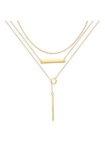 Edelstahlkette AILORIA "Halskette ARIELLE", Damen, gold, Halsketten Edelstahlkette