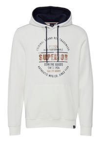 Kapuzenpullover FQ1924 "Hoodie FQThorin", Herren, Gr. XXL, wei&szlig; (cloud dancer), Obermaterial: 80% Baumwolle CO. 20% Polyester PES., normal, Pullover Kapuzenpullover