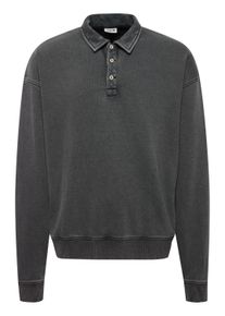 !Solid Longpullover SOLID "Sweatshirt SDGaspard", Herren, Gr. XL, schwarz (true schwarz), Obermaterial: 80% Baumwolle CO. 20% Polyester PES., Sweatshirts Longpullover