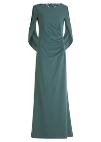 Abendkleid Vera Mont "Abendkleid mit Spitze", Damen, Gr. 48, EURO, gr&uuml;n (eucalyptus leaf), Obermaterial: 95% Polyester PES. 5% Elasthan EL., Kleider Abendkleid