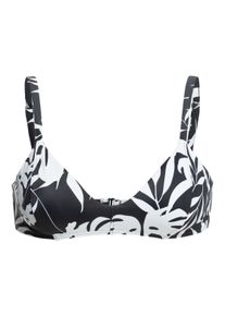 Triangel-Bikini-Top Roxy "Roxy Love The Aloha", Damen, Gr. XS, Cup B, grau (anthrazit surf trippin bico s), 74% Nylon, 26% Elasthan, Bikini-Oberteile Triangel-Bikini-Top