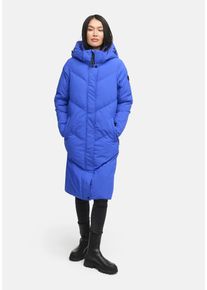Winterjacke Marikoo "Marikoo Teonaa 16 Steppmantel N101", Damen, Gr. XL, blau (galaxy blau), Obermaterial: 100% Polyester PES., Jacken Winterjacke