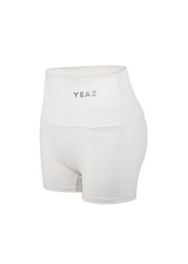 Shorts YEAZ "Shape Shorts CLUB LEVEL", Damen, Gr. XL, US, wei&szlig;, Obermaterial: 78% Polyester PES. 22% Elasthan EL., Hosen Shorts