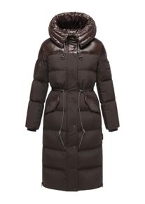 Steppmantel Navahoo "Steppmantel Knusperherz 14", Damen, Gr. XXL, braun (choco), Obermaterial: 100% Polyester PES. Obermaterial: Futter: 100% Polyester PES. 100% Polyester PES., M&auml;ntel Steppmantel