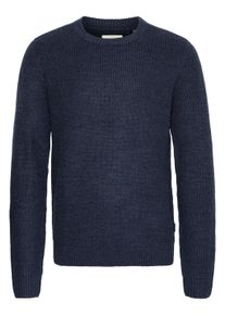 Strickfleece-Pullover Blend "Strickpullover BHPullover", Herren, Gr. XL, blau (marineblaus), Obermaterial: 80% Polyacryl PAN. 20% Nylon NY., Pullover Strickfleece-Pullover