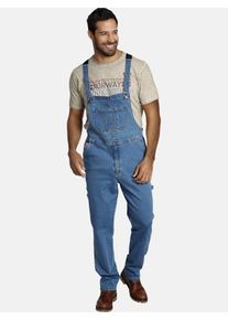 Latzjeans Jan Vanderstorm "Latzhose KEARON", Damen, Gr. 58, N-Gr, blau, Obermaterial: 98% Baumwolle CO. 2% Elasthan EL., Hosen Latzjeans