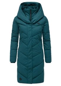 Steppmantel Ragwear "Steppmantel Natalka", Damen, Gr. XS, gr&uuml;n (dunkelgr&uuml;n25), Obermaterial: 100% Polyester PES. Obermaterial: Futter: 100% Polyester PES. 100% Polyester PES., M&auml;ntel Steppmantel