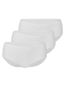 Hipster Anita "3er Pack Hipster Essential", Damen, Gr. LXL, wei&szlig;, Stoff, Obermaterial: 80% Polyamid PA. 20% Elasthan EL., Unterhosen Hipster