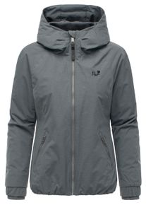 Winterjacke Ragwear "Winterjacke Dizzie Warm II", Damen, Gr. XS, grau (dunkelgrau), Obermaterial: 100% Polyester PES. Obermaterial: Futter: 100% Polyester PES. 100% Polyester PES., Jacken Winterjacke