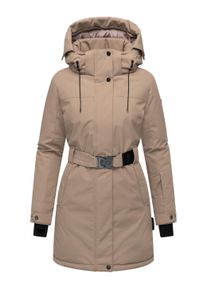 Wintermantel Navahoo "Wintermantel Frostkuss 14", Damen, Gr. S, beige (taupe grau), Obermaterial: 100% Polyester PES. Obermaterial: Futter: 100% Polyester PES. 100% Polyester PES., M&auml;ntel Wintermantel