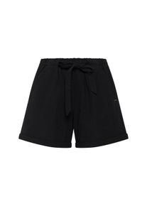 Shorts oxmo "Shorts OXLina", Damen, Gr. XS, N-Gr, schwarz, Obermaterial: 100% Baumwolle CO., Hosen Shorts