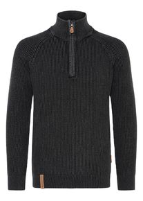 Troyer INDICODE "Troyer IDRocklyn", Herren, Gr. XXL, schwarz, Obermaterial: 100% Baumwolle CO., Pullover Troyer