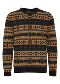 Norwegerpullover 11 Project "Norwegerpullover PRPasco", Herren, Gr. M, schwarz, Grobstrick, Obermaterial: 85% Polyacryl PAN. 15% Wolle WO., Pullover Norwegerpullover