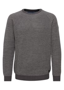 Strickfleece-Pullover Blend "Strickpullover BHComen", Herren, Gr. L, grau (pewter mix), Obermaterial: 100% Baumwolle CO., Pullover Strickfleece-Pullover