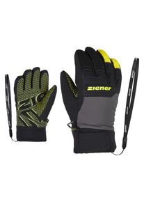 Multisporthandschuhe Ziener "LANUS AS(R) PR Junior", Kinder, Gr. 3,5, grau (magnet), Kunstfaser, Handschuhe Multisporthandschuhe