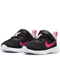 Laufschuh Nike "REVOLUTION 6 (TD)", Jungen, Gr. 19,5, pink (schwarz, hyper, pink, pink, foam), Synthetik, Textil, Schuhe Laufschuh, f&uuml;r Kinder