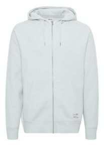 !Solid Sweatjacke SOLID "Sweatjacke SDLenz", Herren, Gr. S, blau (ice flow), Obermaterial: 60% Baumwolle CO. 40% Polyester PES., Sweatjacken Sweatjacke