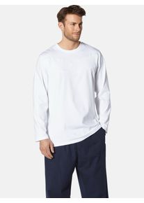 Pyjama Babista "Langarmshirt GULLITOSSI", Herren, Gr. XXL, wei&szlig;, Obermaterial: 100% Baumwolle CO., Homewear-Sets Pyjama