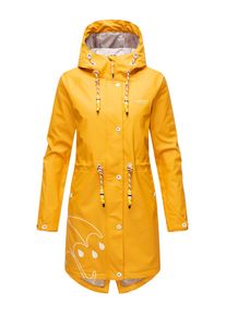 Outdoorjacke Marikoo "Marikoo Dancing Umbrella Damen Jacke B924", Damen, Gr. M, gelb (amber gelb), Obermaterial: 70% Polyester PES. 30% Polyurethan PU., Jacken Outdoorjacke