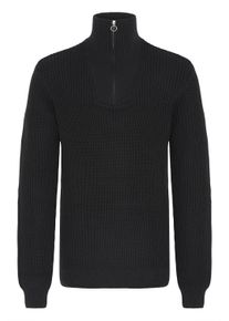 Troyer Blend "Troyer BHDENO HALFZIPP", Herren, Gr. L, schwarz, Obermaterial: 50% Baumwolle CO. 50% Polyacryl PAN., Pullover Troyer