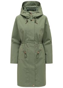 Outdoorjacke Marikoo "Marikoo Zilandaa Damen Parka N136", Damen, Gr. 3XL, gr&uuml;n (olive leaf), Obermaterial: 100% Polyester PES., Jacken Outdoorjacke