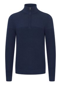 Strickfleece-Pullover 11 Project "Strickpullover PRAdam", Herren, Gr. 3XL, blau (marineblaus), Obermaterial: 100% Baumwolle CO., Pullover Strickfleece-Pullover