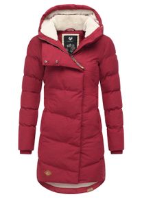 Wintermantel Ragwear "Wintermantel Pavla", Damen, Gr. L, rot (dunkelrot25), Obermaterial: 100% Polyester PES. Obermaterial: Futter: 100% Polyester PES. 100% Polyester PES., M&auml;ntel Wintermantel