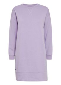 Sweatkleid oxmo "Sweatkleid OXHolly", Damen, Gr. M, N-Gr, lila (sand verbena), Obermaterial: 55% Polyester PES. 45% Baumwolle CO., Kleider Sweatkleid