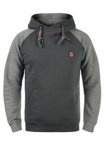 Kapuzenpullover INDICODE "Hoodie IDToney", Herren, Gr. S, grau (grau mix), Web, Obermaterial: 60% Baumwolle CO. 40% Polyester PES., unifarben, normal, Pullover Kapuzenpullover