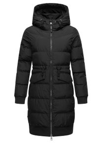 Steppmantel Ragwear "Steppmantel Briosh", Damen, Gr. 3XL, schwarz, Obermaterial: 100% Polyester PES. Obermaterial: Futter: 100% Polyester PES. 100% Polyester PES., M&auml;ntel Steppmantel